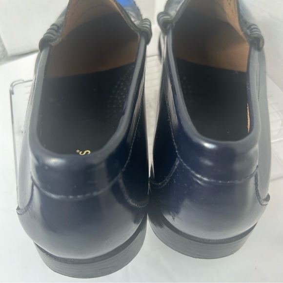 G.H. Bass Weejuns Men’s Larson Ombre’ Patent Leather Loafers 12D Academia Preppy - Picture 6 of 8